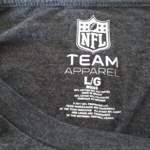 NFL Team Apparel Green Bay Packers Black Men's Size Large T- Shirt Short Sleeve
